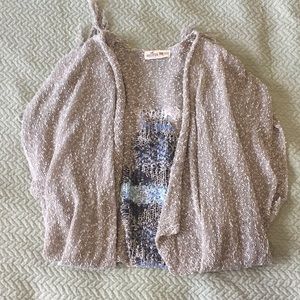 Short sleeve cardigan 💜